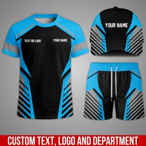 Custom Team Uniform Set – Personalized T-Shirt, Shorts & Cap for Work or Sports AP80