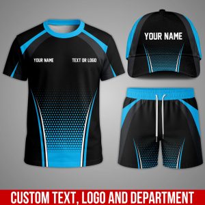 Custom Team Uniform Set – Personalized T-Shirt, Shorts & Cap for Work or Sports TO42