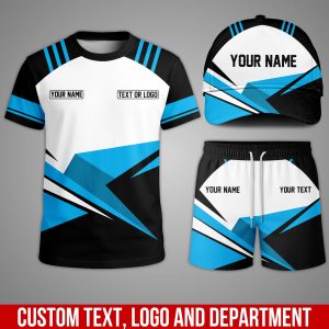 Custom Team Uniform Set – Personalized T-Shirt, Shorts & Cap for Work or Sports TK30