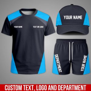 Custom Team Uniform Set – Personalized T-Shirt, Shorts & Cap for Work or Sports FR62
