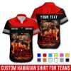 Custom Trucking Hawaiian Work Shirts, Truck Shirt, Custom  Uniform With Logo TR09